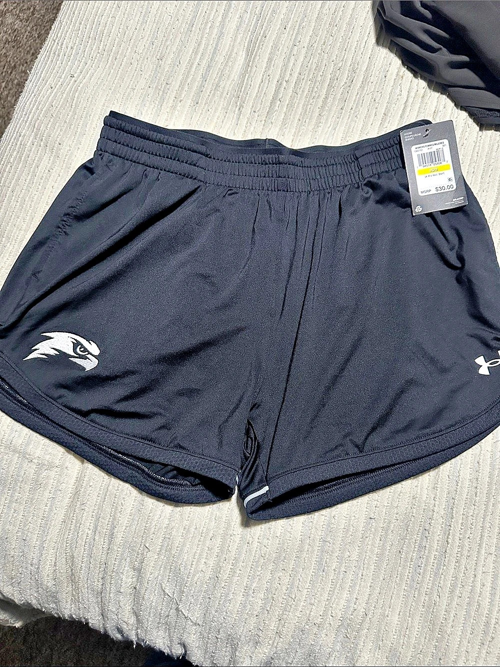 Under Armour UA W's Knit Short Women's Athletic Shorts in Black Size Medium NWT